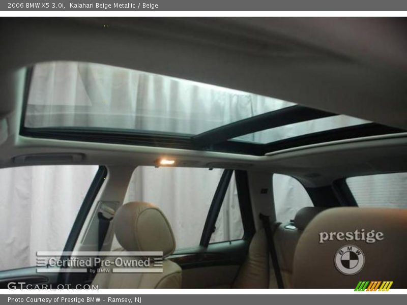 Kalahari Beige Metallic / Beige 2006 BMW X5 3.0i
