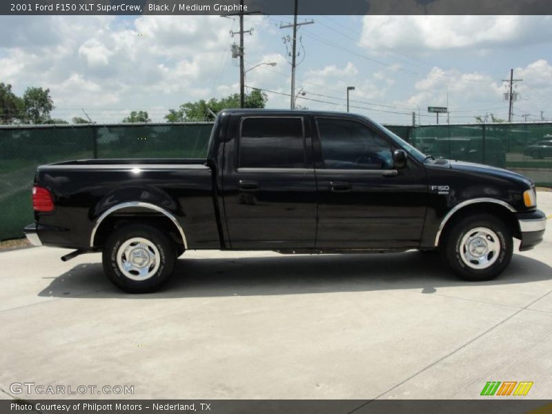 Black / Medium Graphite 2001 Ford F150 XLT SuperCrew