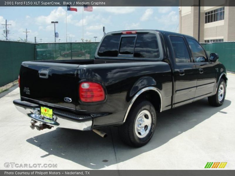 Black / Medium Graphite 2001 Ford F150 XLT SuperCrew