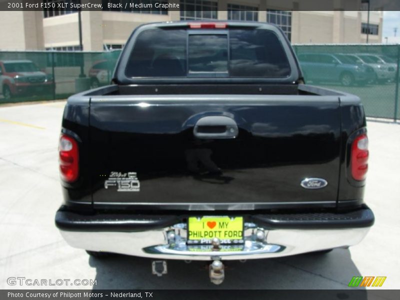 Black / Medium Graphite 2001 Ford F150 XLT SuperCrew