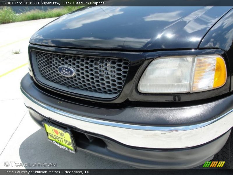 Black / Medium Graphite 2001 Ford F150 XLT SuperCrew