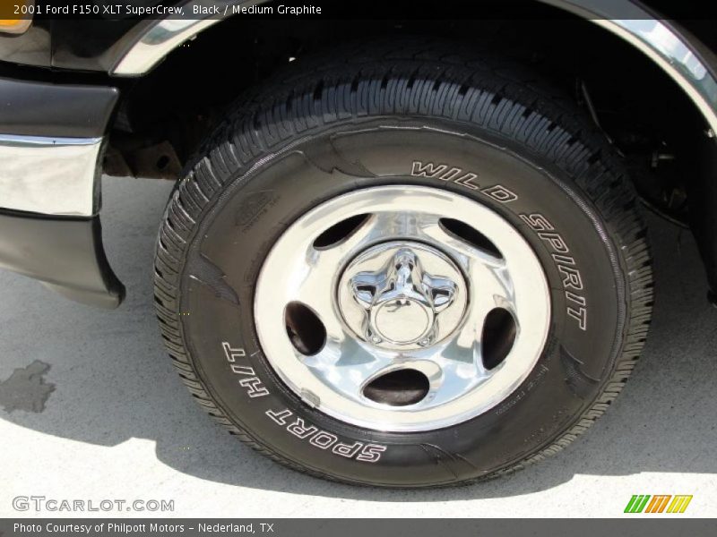Black / Medium Graphite 2001 Ford F150 XLT SuperCrew
