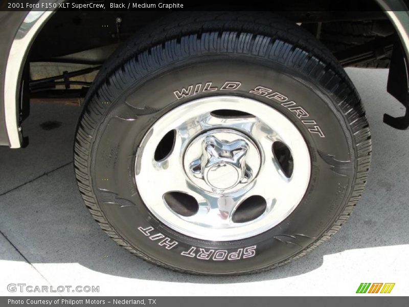 Black / Medium Graphite 2001 Ford F150 XLT SuperCrew