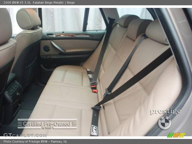 Kalahari Beige Metallic / Beige 2006 BMW X5 3.0i