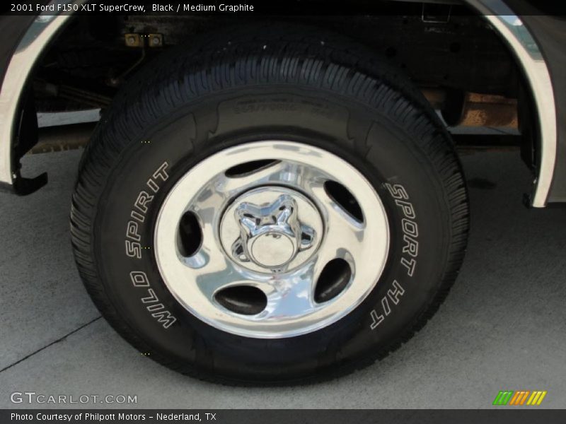 Black / Medium Graphite 2001 Ford F150 XLT SuperCrew