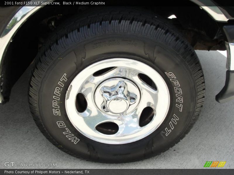 Black / Medium Graphite 2001 Ford F150 XLT SuperCrew