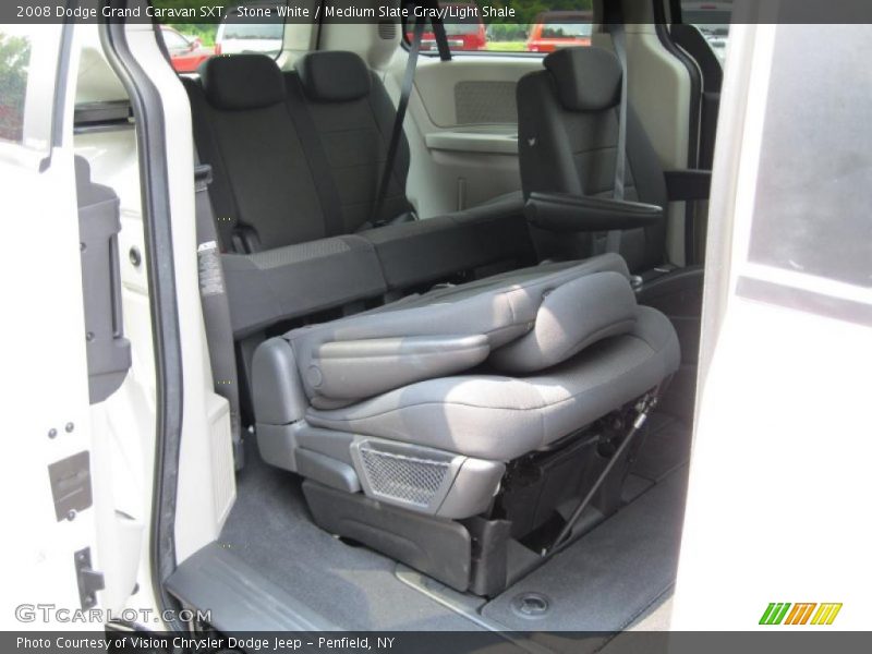 Stone White / Medium Slate Gray/Light Shale 2008 Dodge Grand Caravan SXT