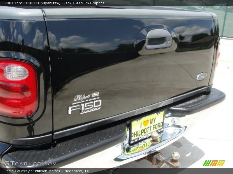 Black / Medium Graphite 2001 Ford F150 XLT SuperCrew