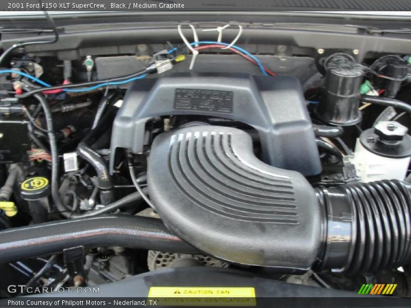 Black / Medium Graphite 2001 Ford F150 XLT SuperCrew