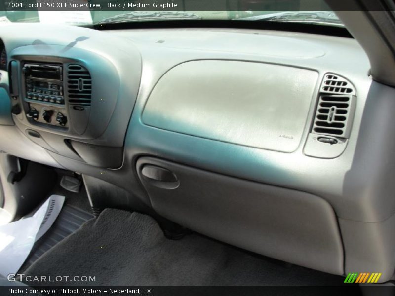 Black / Medium Graphite 2001 Ford F150 XLT SuperCrew