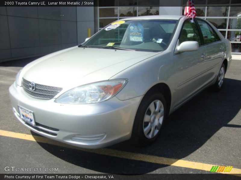 Lunar Mist Metallic / Stone 2003 Toyota Camry LE