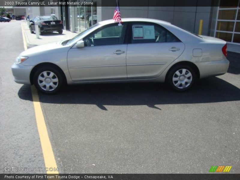 Lunar Mist Metallic / Stone 2003 Toyota Camry LE