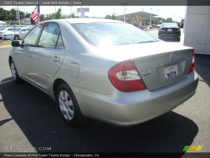 Lunar Mist Metallic / Stone 2003 Toyota Camry LE
