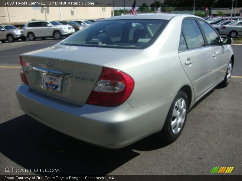 Lunar Mist Metallic / Stone 2003 Toyota Camry LE