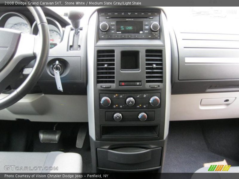 Stone White / Medium Slate Gray/Light Shale 2008 Dodge Grand Caravan SXT