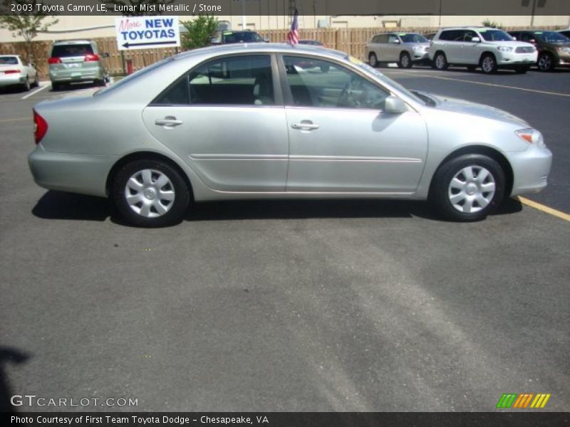Lunar Mist Metallic / Stone 2003 Toyota Camry LE