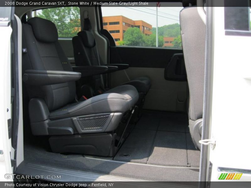 Stone White / Medium Slate Gray/Light Shale 2008 Dodge Grand Caravan SXT