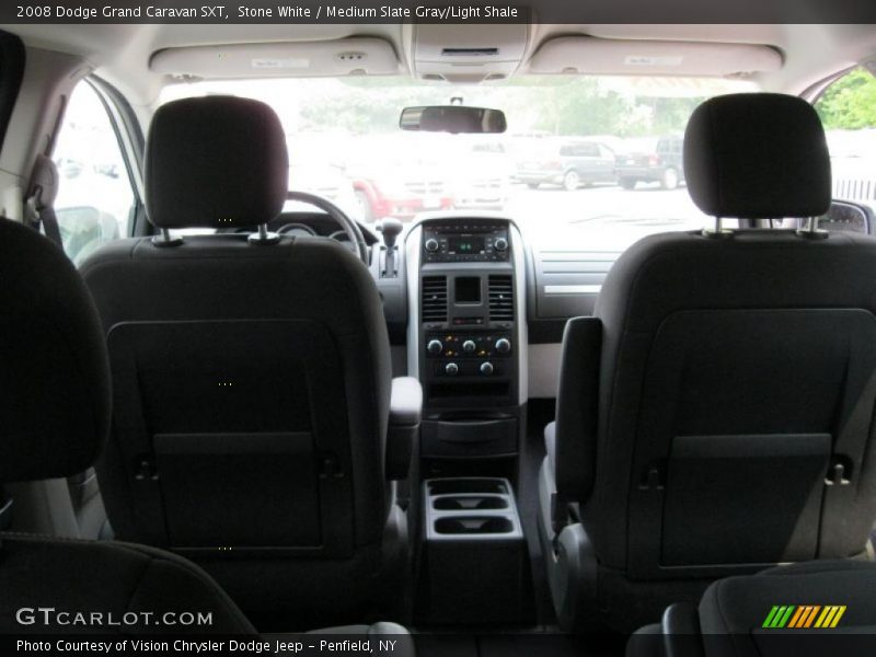 Stone White / Medium Slate Gray/Light Shale 2008 Dodge Grand Caravan SXT