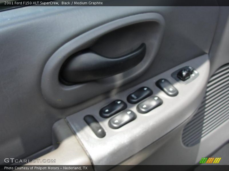 Black / Medium Graphite 2001 Ford F150 XLT SuperCrew