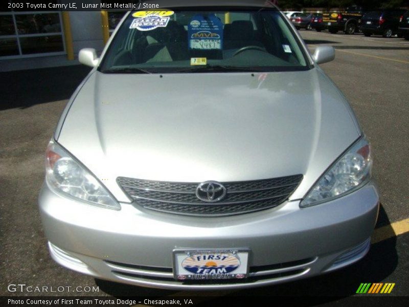 Lunar Mist Metallic / Stone 2003 Toyota Camry LE