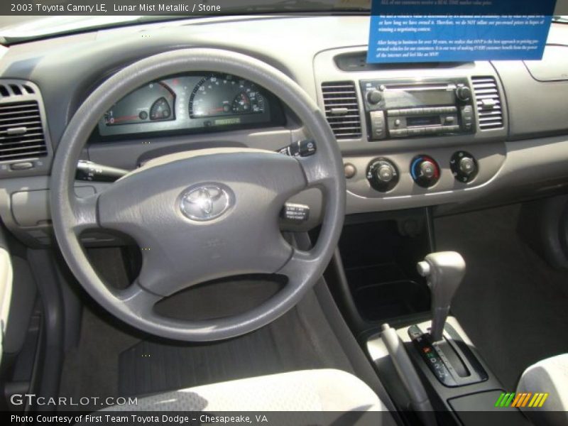 Lunar Mist Metallic / Stone 2003 Toyota Camry LE