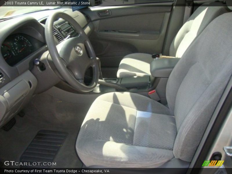 Lunar Mist Metallic / Stone 2003 Toyota Camry LE
