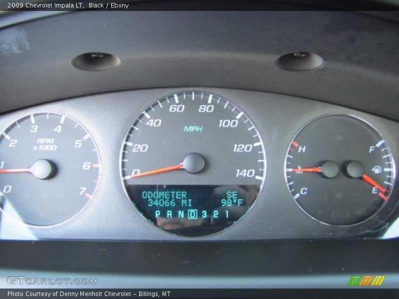 Black / Ebony 2009 Chevrolet Impala LT
