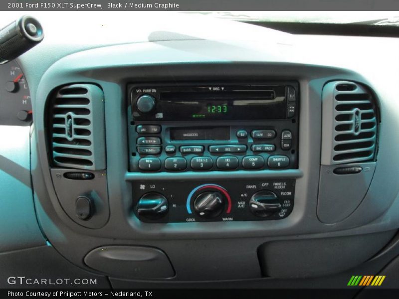 Black / Medium Graphite 2001 Ford F150 XLT SuperCrew