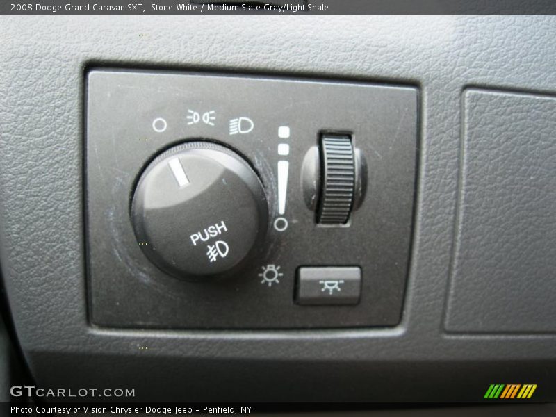 Stone White / Medium Slate Gray/Light Shale 2008 Dodge Grand Caravan SXT