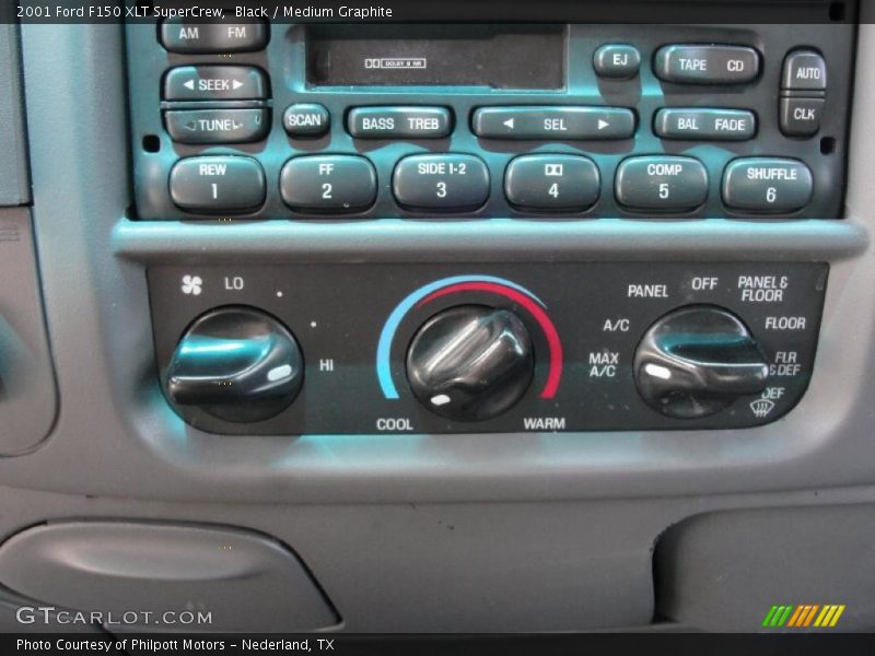 Black / Medium Graphite 2001 Ford F150 XLT SuperCrew