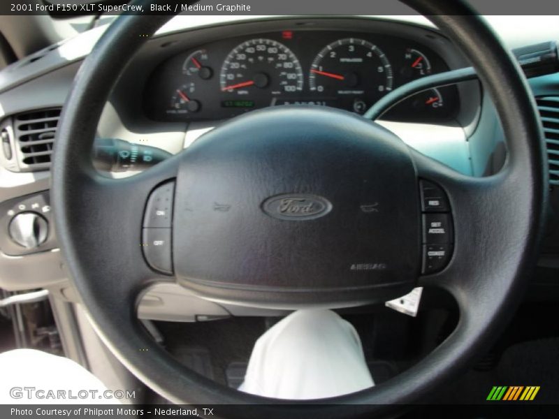 Black / Medium Graphite 2001 Ford F150 XLT SuperCrew