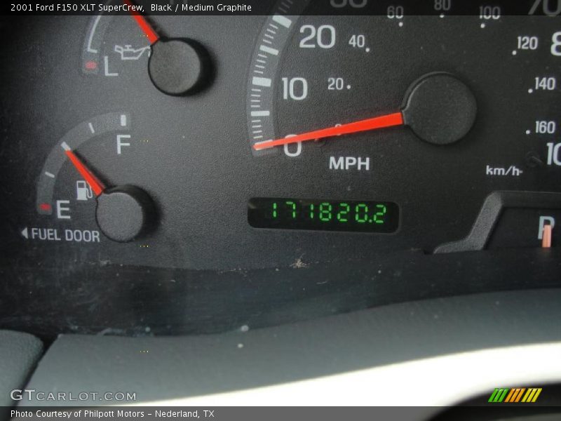 Black / Medium Graphite 2001 Ford F150 XLT SuperCrew