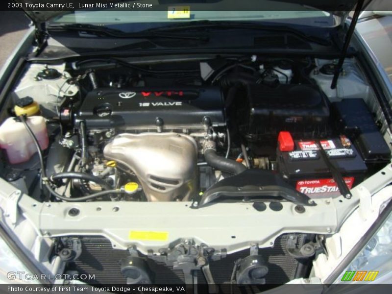 Lunar Mist Metallic / Stone 2003 Toyota Camry LE