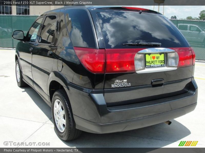 Black / Medium Graphite 2001 Ford F150 XLT SuperCrew