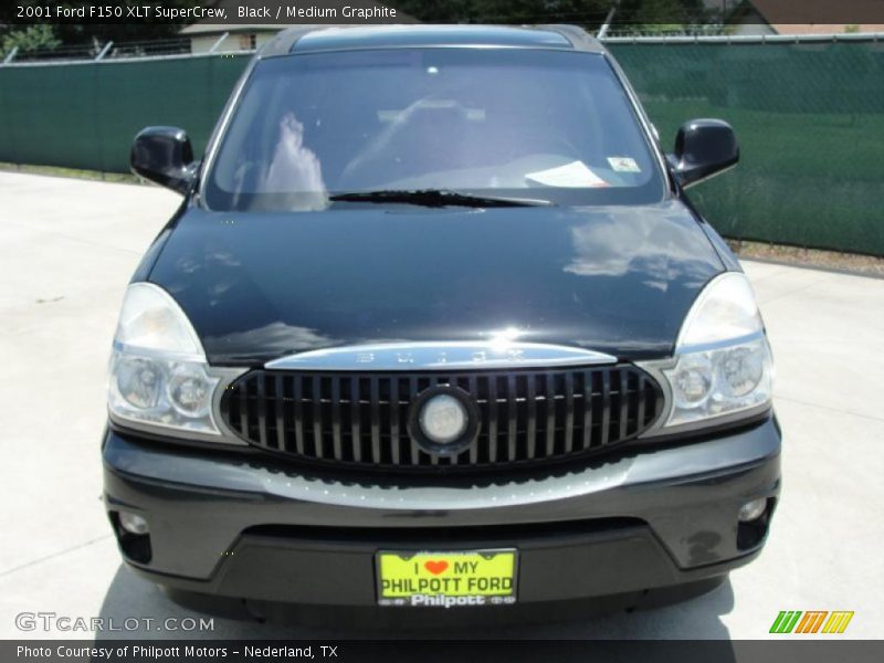 Black / Medium Graphite 2001 Ford F150 XLT SuperCrew