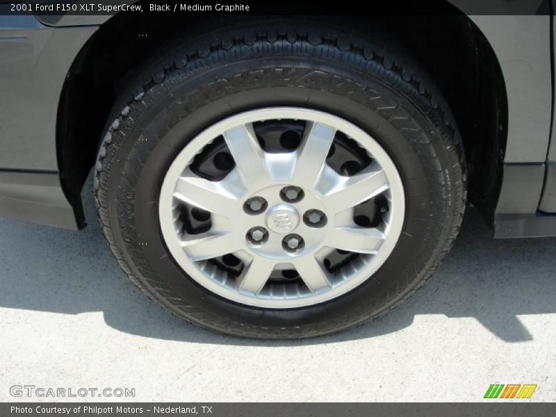 Black / Medium Graphite 2001 Ford F150 XLT SuperCrew