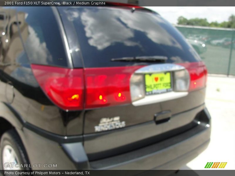 Black / Medium Graphite 2001 Ford F150 XLT SuperCrew