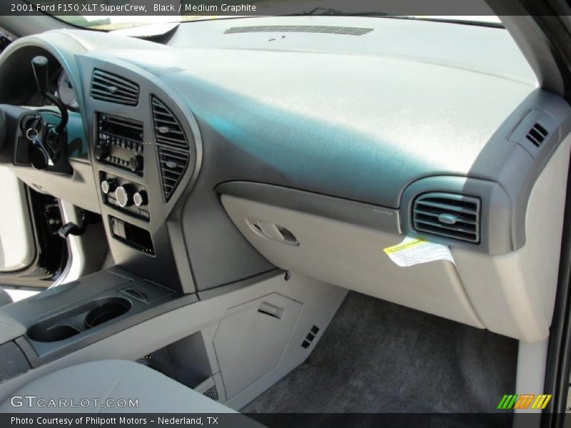 Black / Medium Graphite 2001 Ford F150 XLT SuperCrew