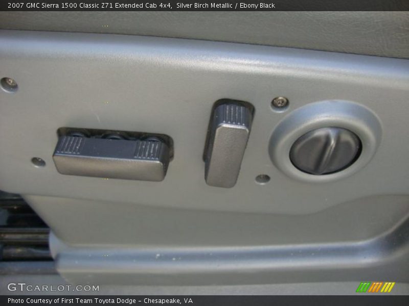 Silver Birch Metallic / Ebony Black 2007 GMC Sierra 1500 Classic Z71 Extended Cab 4x4