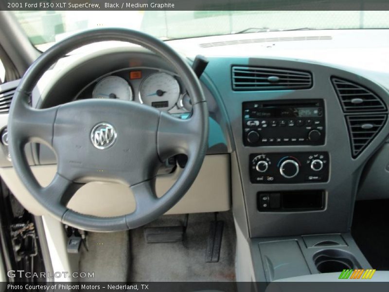 Black / Medium Graphite 2001 Ford F150 XLT SuperCrew