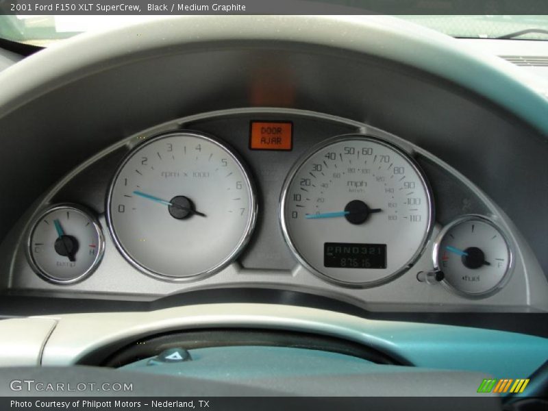 Black / Medium Graphite 2001 Ford F150 XLT SuperCrew