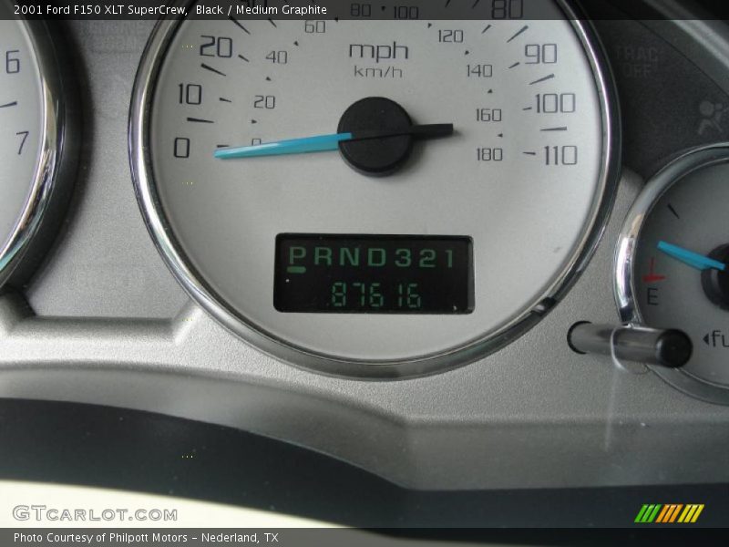 Black / Medium Graphite 2001 Ford F150 XLT SuperCrew