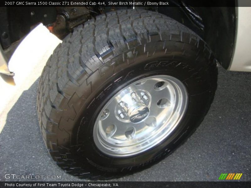 Silver Birch Metallic / Ebony Black 2007 GMC Sierra 1500 Classic Z71 Extended Cab 4x4