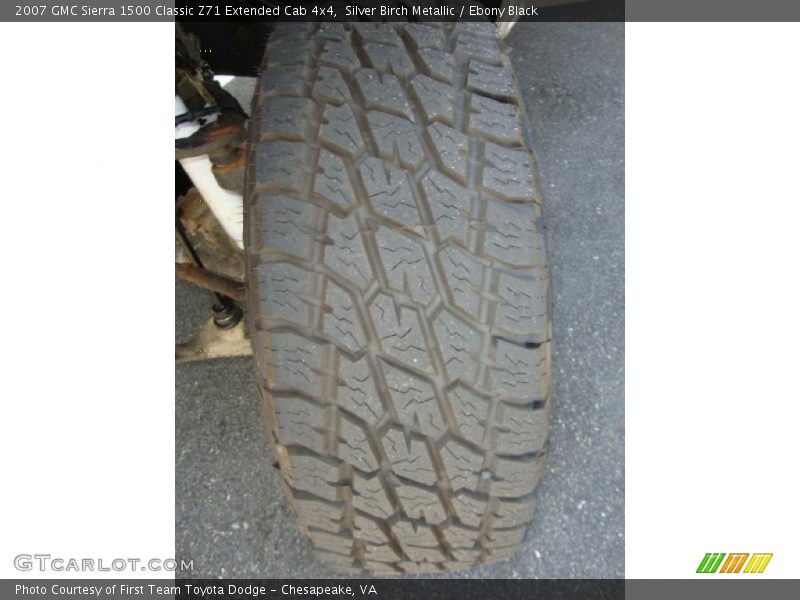 Silver Birch Metallic / Ebony Black 2007 GMC Sierra 1500 Classic Z71 Extended Cab 4x4