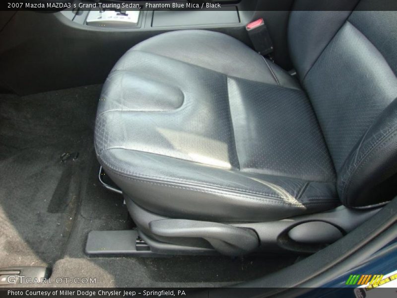 Phantom Blue Mica / Black 2007 Mazda MAZDA3 s Grand Touring Sedan