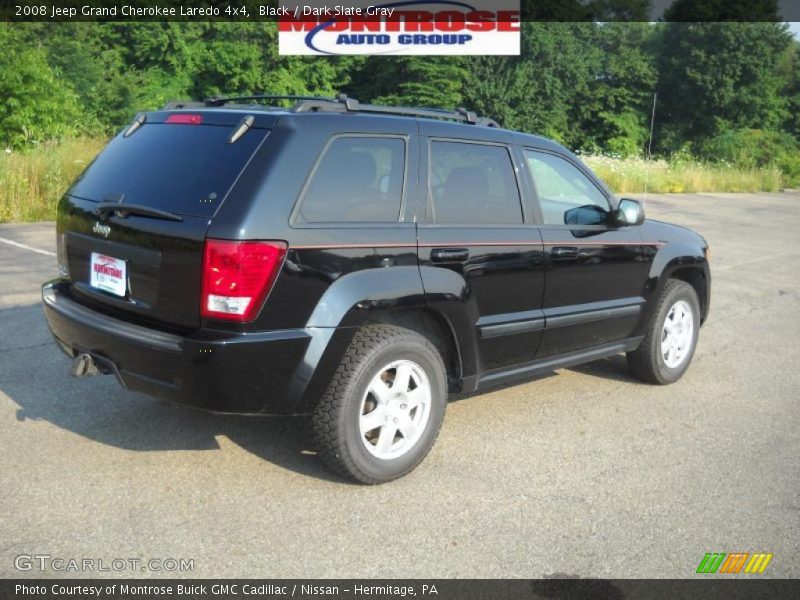 Black / Dark Slate Gray 2008 Jeep Grand Cherokee Laredo 4x4