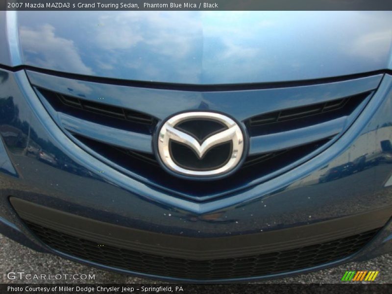 Phantom Blue Mica / Black 2007 Mazda MAZDA3 s Grand Touring Sedan