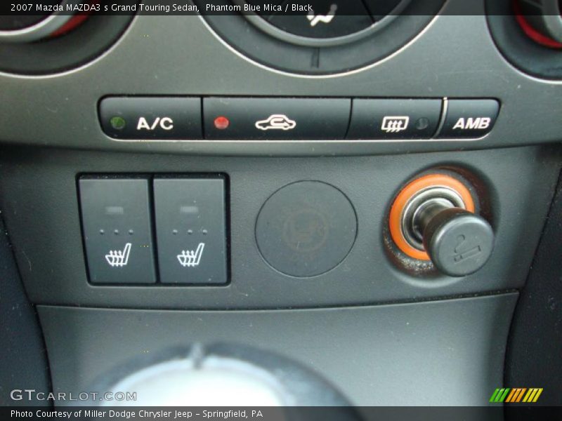 Phantom Blue Mica / Black 2007 Mazda MAZDA3 s Grand Touring Sedan