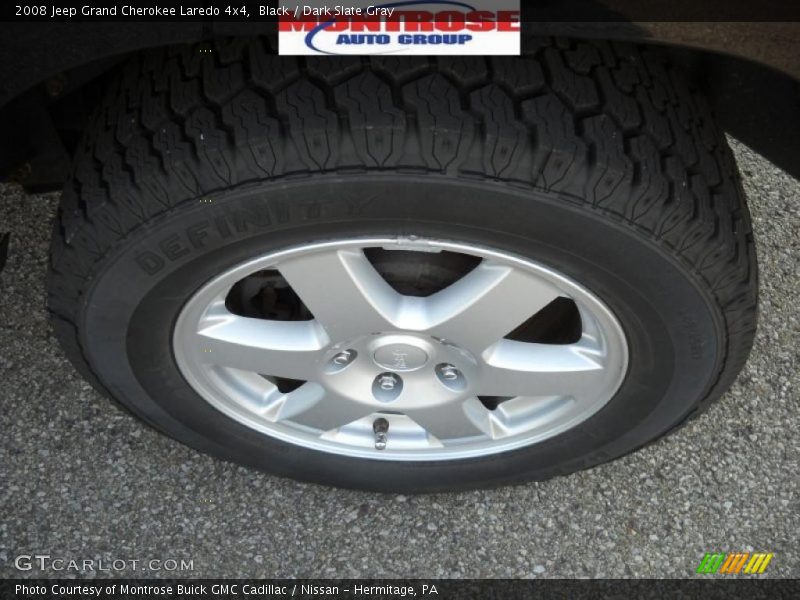 Black / Dark Slate Gray 2008 Jeep Grand Cherokee Laredo 4x4