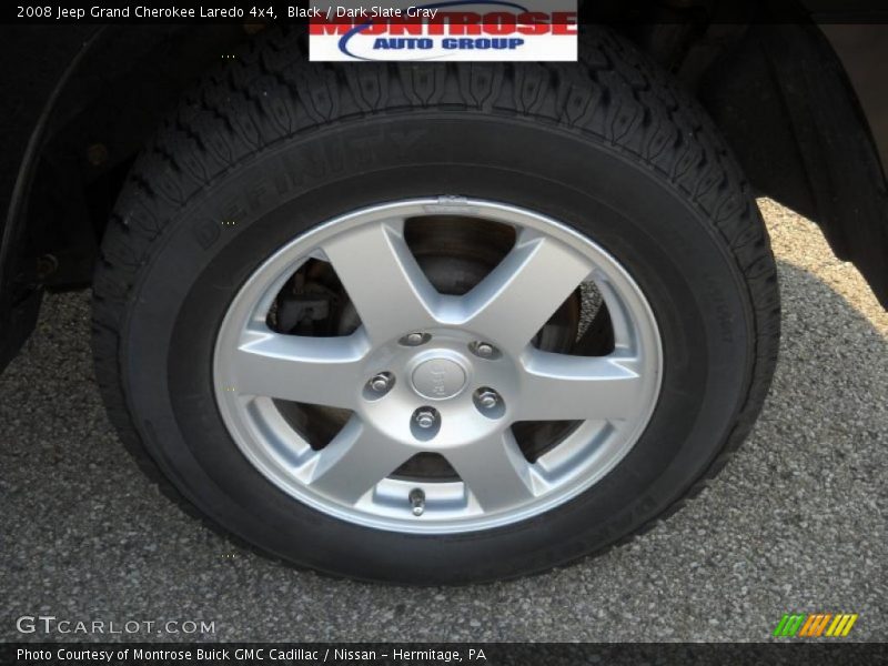 Black / Dark Slate Gray 2008 Jeep Grand Cherokee Laredo 4x4